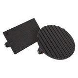 2-Pieces: Cast Iron Grill Press Pre-Seasoned Steak Weights Smash Burger Press