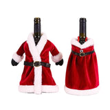2-Pieces: Christmas Wine Bottle Cover Merry Christmas Decor