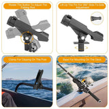 2-Pieces: Fishing Boat Rod Holders