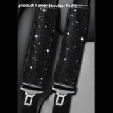 2-Pieces: Luxury Leather Seat Belt Protectors