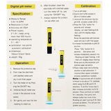 2-Pieces: PH Meter TDS EC LCD Water Purity PPM Filter Hydroponic Pool Tester Tool