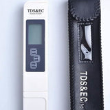 2-Pieces: PH Meter TDS EC LCD Water Purity PPM Filter Hydroponic Pool Tester Tool
