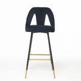2-Pieces Set: Contemporary Upholstered Barstool