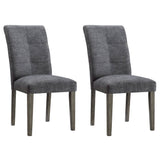 2-Pieces Set: Dining Room Chairs with Solid Wood Legs
