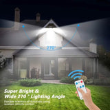 2-Pieces Set: Super Bright Solar Motion Sensor Outdoor Light