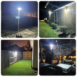 2-Pieces Set: Super Bright Solar Motion Sensor Outdoor Light