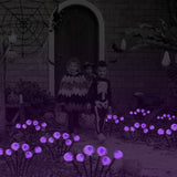 2-Pieces: Solar Scary Eyeball Lights Halloween Decoration Swaying Light