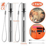 2-Pieces: Stainless Steel Flashlight Repair Water Resistant for Medical Students