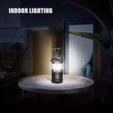 2-Pieces: Super Bright LED Camping Lantern - Portable and Collapsible Emergency Flashlight with Battery Power