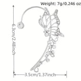 2-Pieces: Trendy Minimalist Style Hip Hop Hollow Butterfly Ear Climber