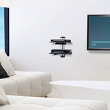2 Tier Dual Glass Shelf Wall Mount