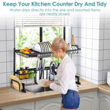 2-Tier Over the Sink Dish Drying Rack