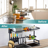 2-Tier Over the Sink Dish Drying Rack