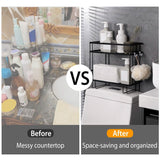 2-Tier Over the Toilet Storage Shelf Rack