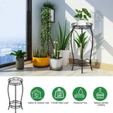 2-Tier Tall Plant Stand Rack Holder