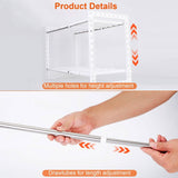 2-Tier Under Sink Organizer Retractable Space Saving Storage