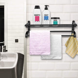 2-Tier Wall Mounted Towel Rack