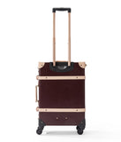 Aristocratic Leather Carry-on Set - Burgundy