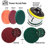 20-Pack: Holikme Drill Brush Attachments Set