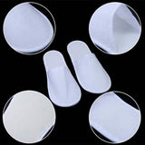 20-Pairs: Spa Hotel Guest Soft Slippers Closed Toe Disposable Travel Slipper