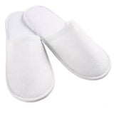 20-Pairs: Spa Hotel Guest Soft Slippers Closed Toe Disposable Travel Slipper