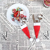 20-Piece: Christmas Santa Hat Silverware Storage Bag