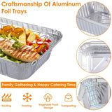 20-Piece: Disposable Aluminum Foil Pans