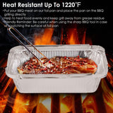 20-Piece: Disposable Aluminum Foil Pans