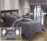 20-Piece: Knoxville Reversible Comforter Complete Bed