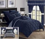 20-Piece: Knoxville Reversible Comforter Complete Bed