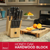 20-Piece: Professional Kitchen Knife Set with Knife Block