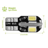 20-Piece: T10 SMD5730 LED Light Bulbs