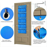 20 Pocket: Over the Door Shoe Rack Organizer