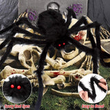 200" Halloween Spider Web and 59" Giant Spider Decoration