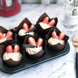 200-Piece:Tulip Cupcake Baking Cups