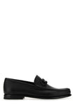 Salvatore Ferragamo Men Black Leather Loafers