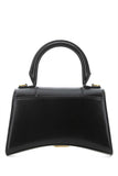 Balenciaga Women Black Leather Xs Hourglass Handbag