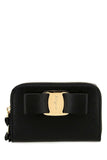 Salvatore Ferragamo Women Black Leather Wallet