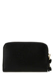 Salvatore Ferragamo Women Black Leather Wallet