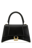 Balenciaga Women Black Leather Small Hourglass Handbag