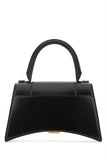 Balenciaga Women Black Leather Small Hourglass Handbag