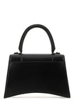 Balenciaga Women Black Leather Medium Hourglass Handbag