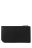 Saint Laurent Men Black Leather Card Holder