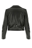 Saint Laurent Women Black Nappa Leather Jacket