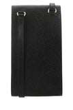 Thom Browne Men Black Leather Phone Holder