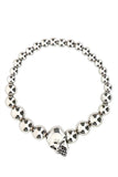 Alexander Mcqueen Men Silver Metal Bracelet