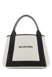 Balenciaga Women Two-Tone Canvas Handbag
