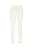 Saint Laurent Women Ivory Wool Pant