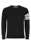 Thom Browne Men Midnight Blue Wool Sweater