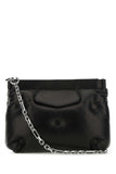 Maison Margiela Women Black Nappa Leather Glam Slam Red Carpet Clutch